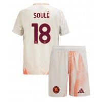 AS Roma Matias Soule #18 Replika babykläder Bortaställ Barn 2024-25 Kortärmad (+ korta byxor)